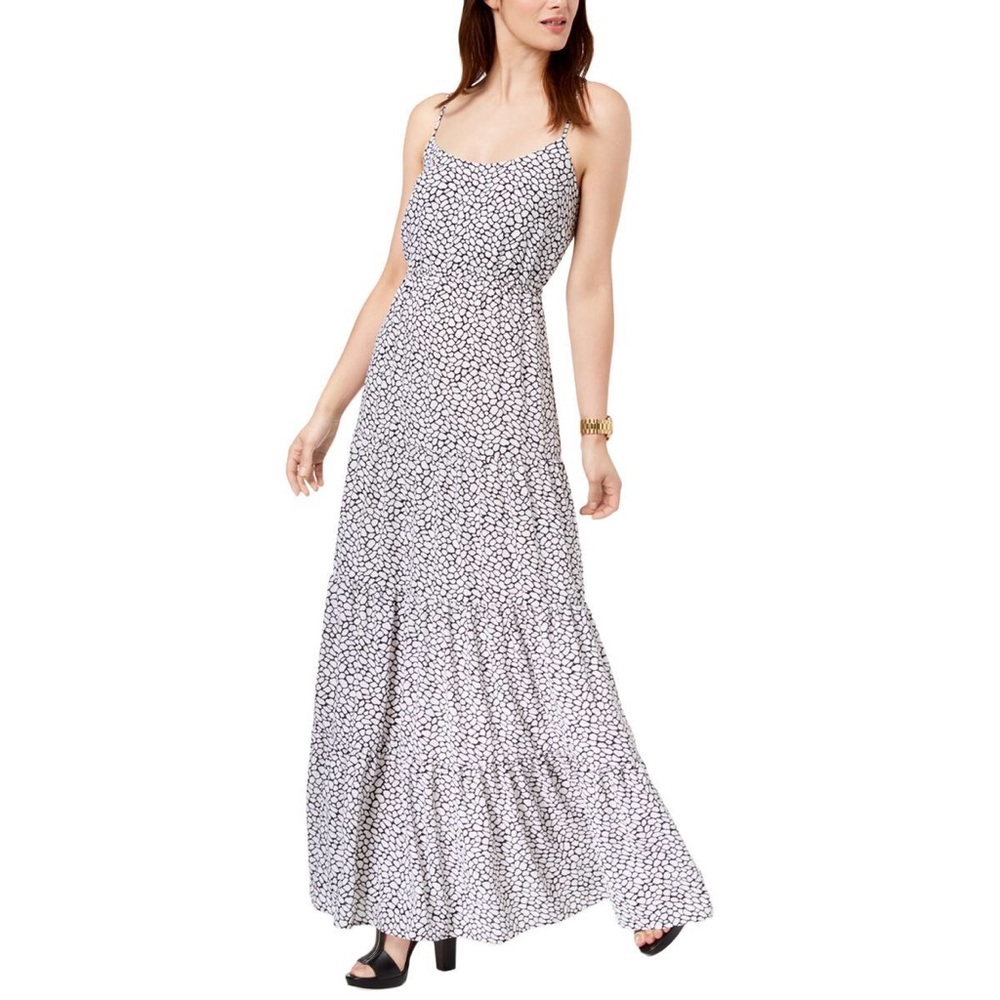 Michael Kors black and white Maxi Dress